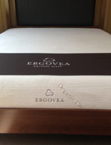 Ergovea Valencia Organic Mattress on Bedframe