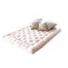 White Lotus Organic Cotton & Wool Boulder Mattress in Cream Color