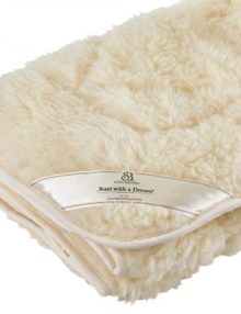 Folded wool Sleep and Beyond MyDual 2 mattress pad