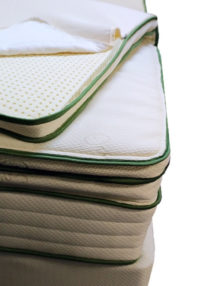 Harvest Green Mattress Topper on Mattress