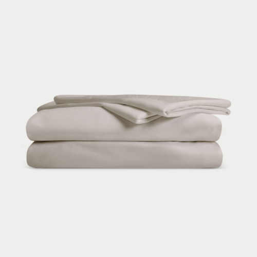 Folded Driftwood Cozy Earth Bamboo Sheet Set