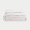 Folded White Cozy Earth Bamboo Comforter